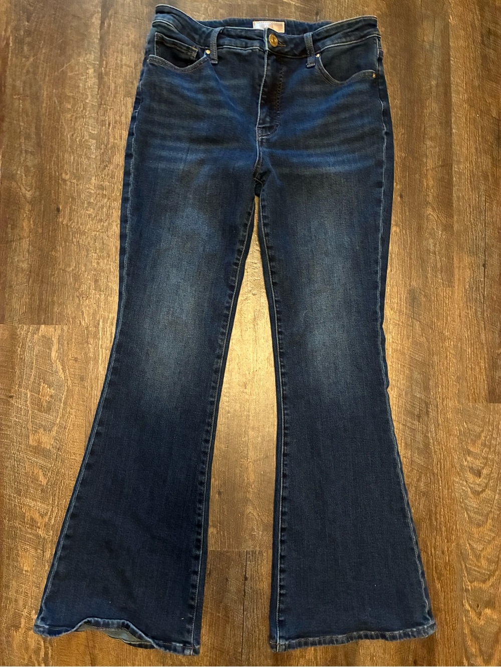 KUT From The Kloth Stella High Rise Fab Ab Flare Jeans Women’s 6 Dark Wash
